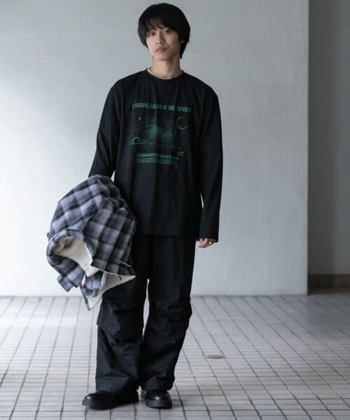 SENSE OF PLACE by URBAN RESEARCH / センスオブプレイス バイ アーバンリサーチ Tシャツ | Galaxy Graphic Long-Sleeve T-shirts | 詳細4