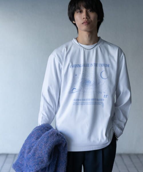 SENSE OF PLACE by URBAN RESEARCH / センスオブプレイス バイ アーバンリサーチ Tシャツ | Galaxy Graphic Long-Sleeve T-shirts | 詳細8