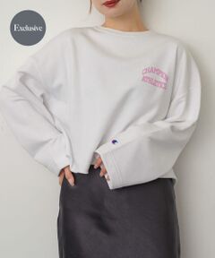 『別注』Champion×SENSE OF PLACE　カットオフスウェット