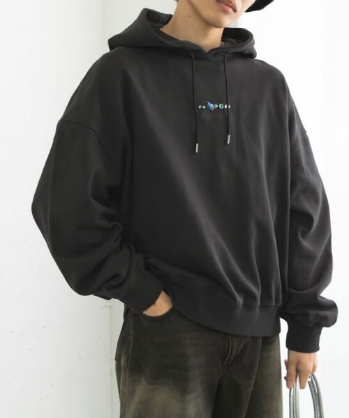 SENSE OF PLACE by URBAN RESEARCH/センスオブプレイス バイ アーバンリサーチ Gem Stone Cropped Hoodie BLACK L SENSE OF PLACE by URBAN RESEARCH/センスオブプレイス バイ アーバンリサーチ Gem Stone Cropped Hoodie BLACK L