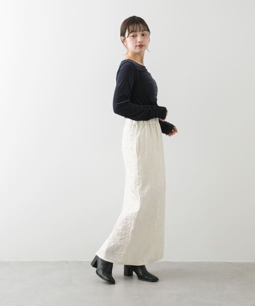 スカート Chihiro セール】 シャイニークリンクルイージースカート （スカート