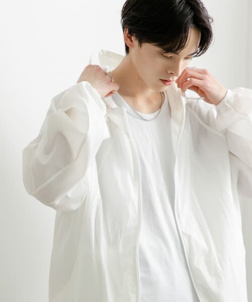 SENSE OF PLACE by URBAN RESEARCH/センスオブプレイス バイ アーバンリサーチ 『ユニセックス』ライトフーディージップパーカー WHITE L SENSE OF PLACE by URBAN RESEARCH/センスオブプレイス バイ アーバンリサーチ 『ユニセックス』ライトフーディージップパーカー WHITE L