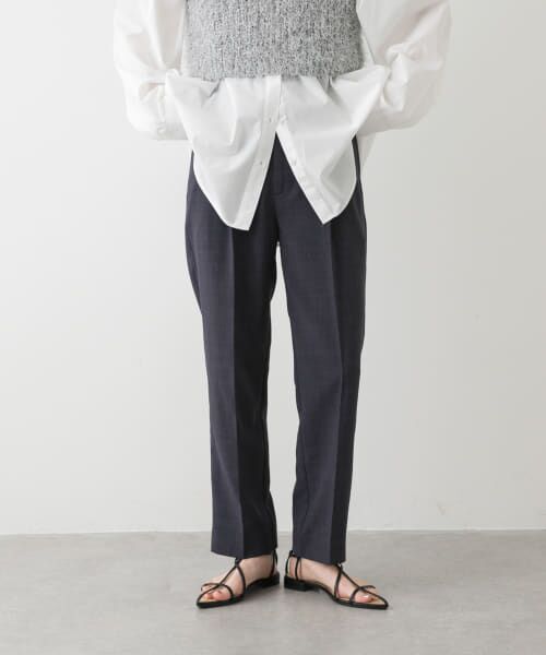 SENSE OF PLACE by URBAN RESEARCH/センスオブプレイス バイ アーバンリサーチ 『UR TECH DRYLUXE』リネンライクテーパードパンツ NAVY M SENSE OF PLACE by URBAN RESEARCH/センスオブプレイス バイ アーバンリサーチ 『UR TECH DRYLUXE』リネンライクテーパードパンツ NAVY M