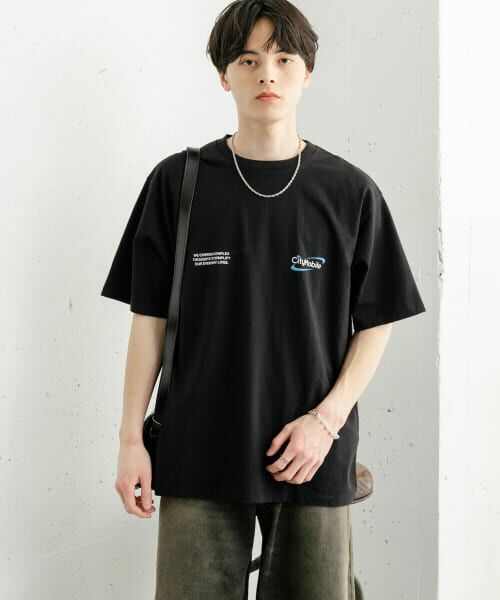 SENSE OF PLACE by URBAN RESEARCH/センスオブプレイス バイ アーバンリサーチ DEVICE ショートスリーブプリント Tシャツ A BLACK L SENSE OF PLACE by URBAN RESEARCH/センスオブプレイス バイ アーバンリサーチ DEVICE ショートスリーブプリント Tシャツ A BLACK L