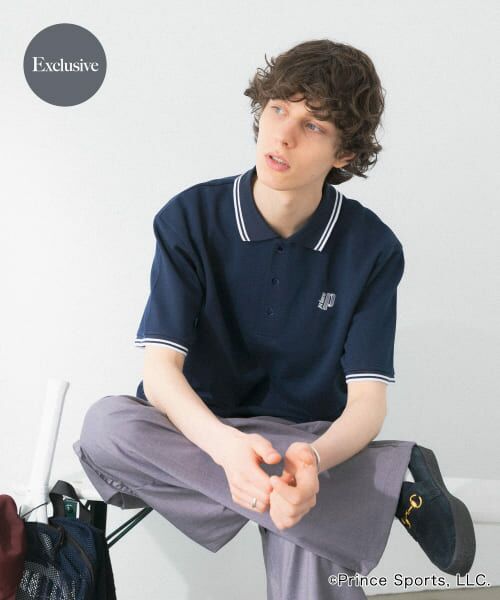 SENSE OF PLACE by URBAN RESEARCH/センスオブプレイス バイ アーバンリサーチ 『別注』prince ポロシャツ NAVY L SENSE OF PLACE by URBAN RESEARCH/センスオブプレイス バイ アーバンリサーチ 『別注』prince ポロシャツ NAVY L