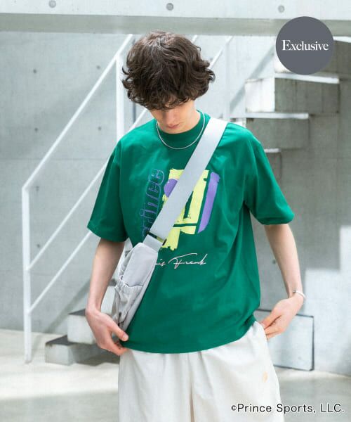 SENSE OF PLACE by URBAN RESEARCH/センスオブプレイス バイ アーバンリサーチ 『別注』prince グラフィックショートスリーブTシャツ GREEN L SENSE OF PLACE by URBAN RESEARCH/センスオブプレイス バイ アーバンリサーチ 『別注』prince グラフィックショートスリーブTシャツ GREEN L