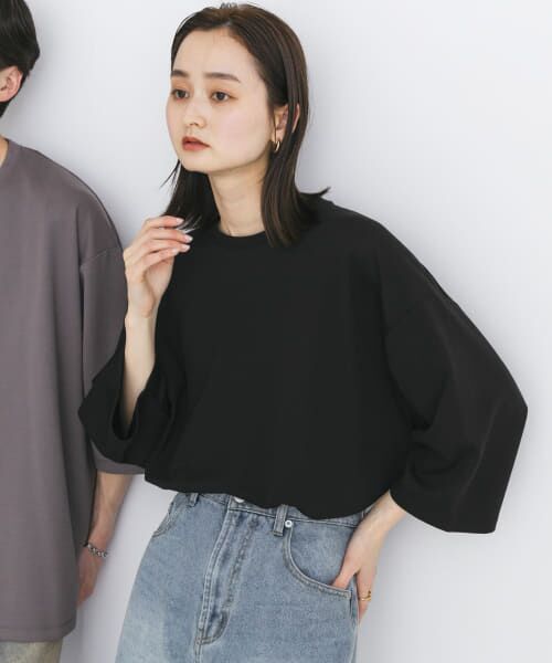 SENSE OF PLACE by URBAN RESEARCH/センスオブプレイス バイ アーバンリサーチ ポンチエクストラルーズTシャツ BLACK M SENSE OF PLACE by URBAN RESEARCH/センスオブプレイス バイ アーバンリサーチ ポンチエクストラルーズTシャツ BLACK M