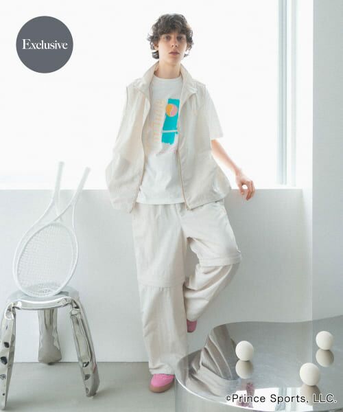 SENSE OF PLACE by URBAN RESEARCH/センスオブプレイス バイ アーバンリサーチ 『別注』prince 2WAYトラックパンツ GRG×BEG L SENSE OF PLACE by URBAN RESEARCH/センスオブプレイス バイ アーバンリサーチ 『別注』prince 2WAYトラックパンツ GRG×BEG L