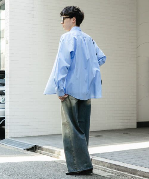 SENSE OF PLACE by URBAN RESEARCH / センスオブプレイス バイ アーバンリサーチ デニムパンツ | ヴィンテージライクデニムワイドパンツ | 詳細7