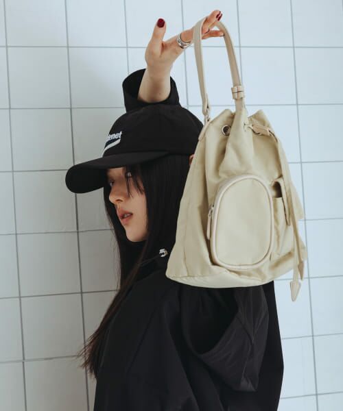 SENSE OF PLACE by URBAN RESEARCH/センスオブプレイス バイ アーバンリサーチ 撥水2WAYマルチポケットナイロンバッグ BEIGE one SENSE OF PLACE by URBAN RESEARCH/センスオブプレイス バイ アーバンリサーチ 撥水2WAYマルチポケットナイロンバッグ BEIGE one