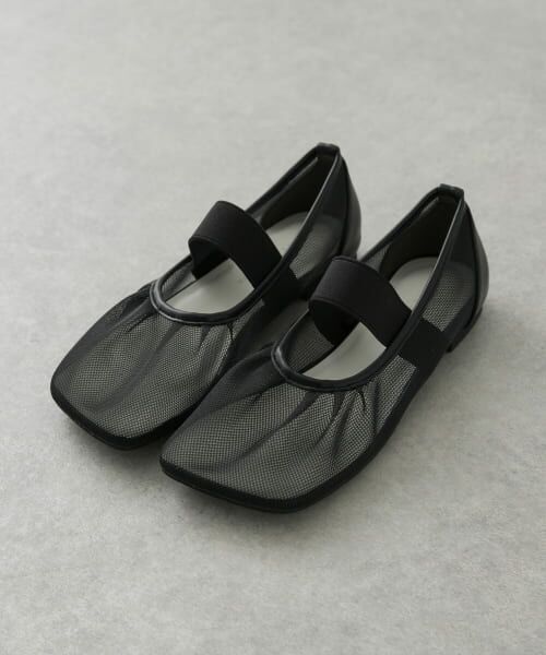 CLANE 正規商品 クラネ メッシュ オブリークトゥ フラット