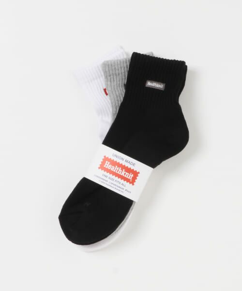 SENSE OF PLACE by URBAN RESEARCH/センスオブプレイス バイ アーバンリサーチ Healthknit ワンポイント3PSOX WH/BK/GR one SENSE OF PLACE by URBAN RESEARCH/センスオブプレイス バイ アーバンリサーチ Healthknit ワンポイント3PSOX WH/BK/GR one
