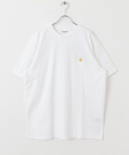 SENSE OF PLACE by URBAN RESEARCH/センスオブプレイス バイ アーバンリサーチ carhartt SHORT-SLEEVE CHASE T-SHIRTS WHT×GLD M SENSE OF PLACE by URBAN RESEARCH/センスオブプレイス バイ アーバンリサーチ carhartt SHORT-SLEEVE CHASE T-SHIRTS WHT×GLD M
