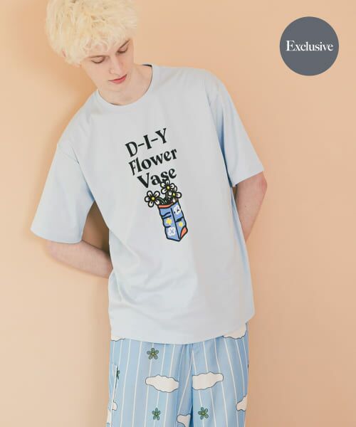SENSE OF PLACE by URBAN RESEARCH/センスオブプレイス バイ アーバンリサーチ 『別注』OATSIDE×SENSE OF PLACE グラフィックショートスリーブ Tシャツ A L.BLUE L SENSE OF PLACE by URBAN RESEARCH/センスオブプレイス バイ アーバンリサーチ 『別注』OATSIDE×SENSE OF PLACE グラフィックショートスリーブ Tシャツ A L.BLUE L