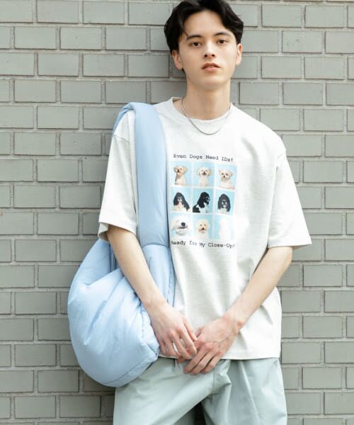 SENSE OF PLACE by URBAN RESEARCH/センスオブプレイス バイ アーバンリサーチ Dog graphic Short-Sleeve T-shirts GRAY L SENSE OF PLACE by URBAN RESEARCH/センスオブプレイス バイ アーバンリサーチ Dog graphic Short-Sleeve T-shirts GRAY L