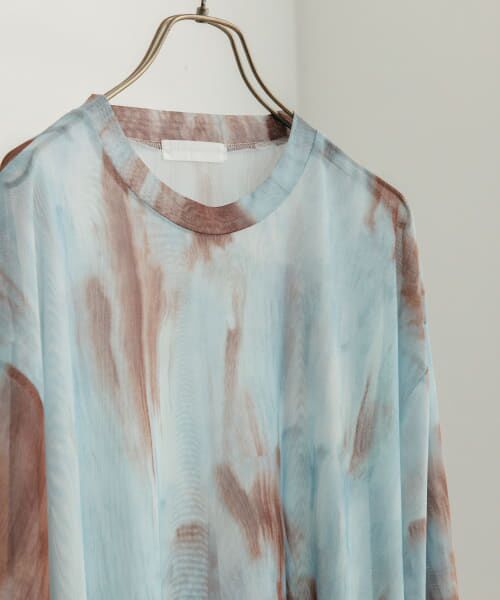 SENSE OF PLACE by URBAN RESEARCH/センスオブプレイス バイ アーバンリサーチ アソートシアーロングTシャツ BLU MARBLE M SENSE OF PLACE by URBAN RESEARCH/センスオブプレイス バイ アーバンリサーチ アソートシアーロングTシャツ BLU MARBLE M
