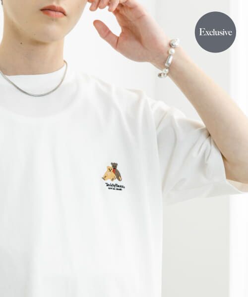 SENSE OF PLACE by URBAN RESEARCH/センスオブプレイス バイ アーバンリサーチ 『別注』TeddyBear×SENSE OF PLACE ショートスリーブTシャツ WHITE L SENSE OF PLACE by URBAN RESEARCH/センスオブプレイス バイ アーバンリサーチ 『別注』TeddyBear×SENSE OF PLACE ショートスリーブTシャツ WHITE L
