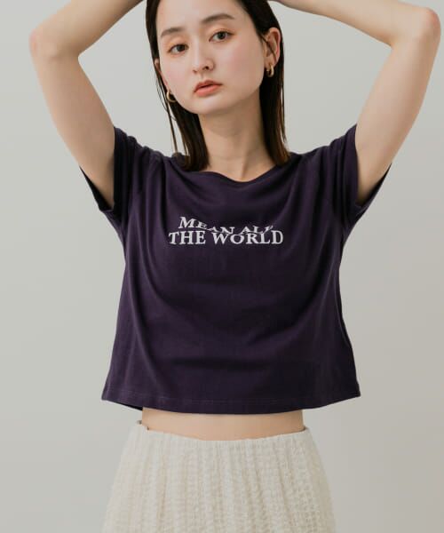 SENSE OF PLACE by URBAN RESEARCH/センスオブプレイス バイ アーバンリサーチ クロップドグラフィックTシャツ(半袖) GRAPHIC-C one SENSE OF PLACE by URBAN RESEARCH/センスオブプレイス バイ アーバンリサーチ クロップドグラフィックTシャツ(半袖) GRAPHIC-C one