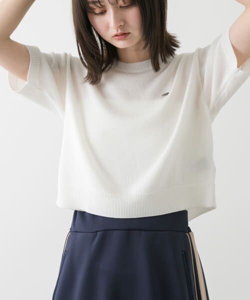 SENSE OF PLACE by URBAN RESEARCH/センスオブプレイス バイ アーバンリサーチ クルーネッククロップドセーター OFF WHITE one SENSE OF PLACE by URBAN RESEARCH/センスオブプレイス バイ アーバンリサーチ クルーネッククロップドセーター OFF WHITE one