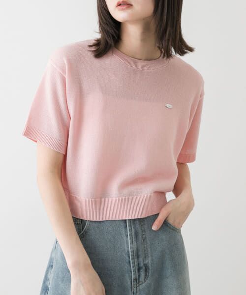 SENSE OF PLACE by URBAN RESEARCH/センスオブプレイス バイ アーバンリサーチ クルーネッククロップドセーター PINK one SENSE OF PLACE by URBAN RESEARCH/センスオブプレイス バイ アーバンリサーチ クルーネッククロップドセーター PINK one
