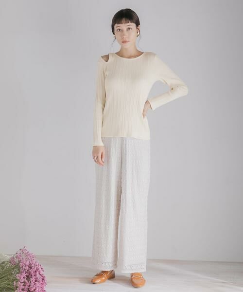 SENSE OF PLACE by URBAN RESEARCH / センスオブプレイス バイ アーバンリサーチ Tシャツ | アシメネックコンパクトトップ | 詳細15