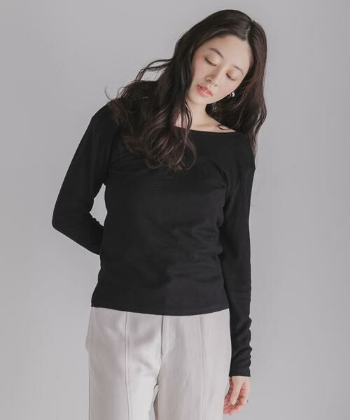 SENSE OF PLACE by URBAN RESEARCH / センスオブプレイス バイ アーバンリサーチ Tシャツ | バックオープンコンパクトトップ | 詳細17