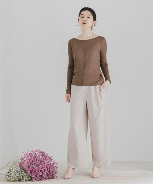 SENSE OF PLACE by URBAN RESEARCH / センスオブプレイス バイ アーバンリサーチ Tシャツ | ボートネックシアーカットトップ | 詳細7