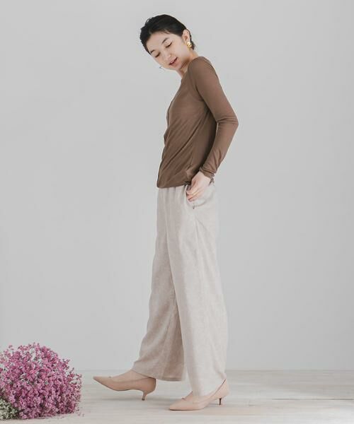 SENSE OF PLACE by URBAN RESEARCH / センスオブプレイス バイ アーバンリサーチ Tシャツ | ボートネックシアーカットトップ | 詳細10