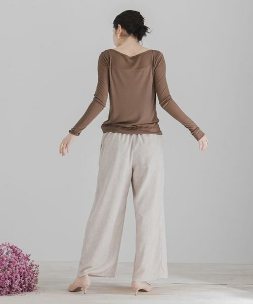 SENSE OF PLACE by URBAN RESEARCH / センスオブプレイス バイ アーバンリサーチ Tシャツ | ボートネックシアーカットトップ | 詳細11