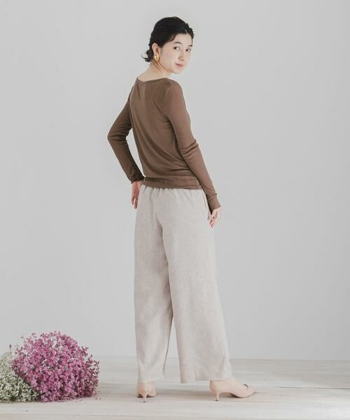 SENSE OF PLACE by URBAN RESEARCH / センスオブプレイス バイ アーバンリサーチ Tシャツ | ボートネックシアーカットトップ | 詳細12