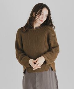 SENSE OF PLACE by URBAN RESEARCH / センスオブプレイス バイ アーバンリサーチ ニット・セーター | バックオープンルーズセーター