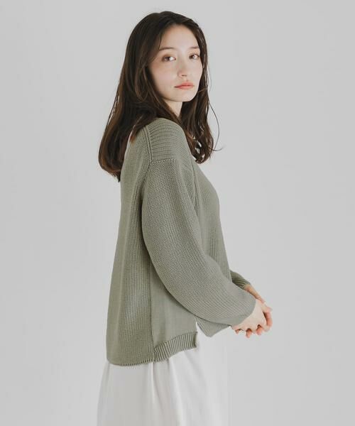 SENSE OF PLACE by URBAN RESEARCH / センスオブプレイス バイ アーバンリサーチ ニット・セーター | バックオープンルーズセーター | 詳細1