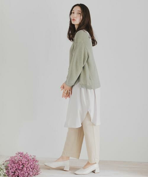 SENSE OF PLACE by URBAN RESEARCH / センスオブプレイス バイ アーバンリサーチ ニット・セーター | バックオープンルーズセーター | 詳細6