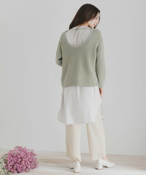 SENSE OF PLACE by URBAN RESEARCH / センスオブプレイス バイ アーバンリサーチ ニット・セーター | バックオープンルーズセーター | 詳細7