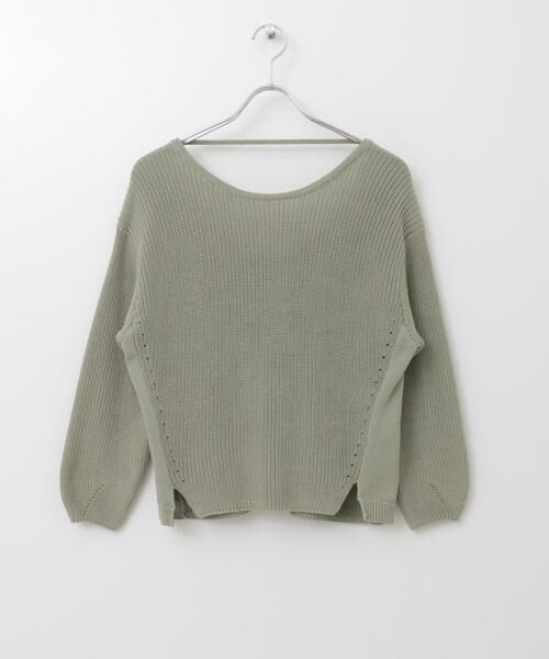 SENSE OF PLACE by URBAN RESEARCH / センスオブプレイス バイ アーバンリサーチ ニット・セーター | バックオープンルーズセーター | 詳細8