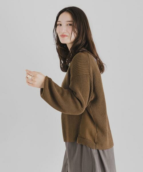 SENSE OF PLACE by URBAN RESEARCH / センスオブプレイス バイ アーバンリサーチ ニット・セーター | バックオープンルーズセーター | 詳細10