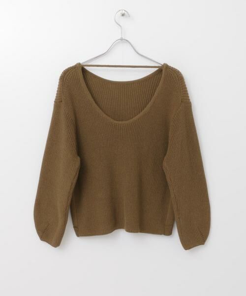 SENSE OF PLACE by URBAN RESEARCH / センスオブプレイス バイ アーバンリサーチ ニット・セーター | バックオープンルーズセーター | 詳細19