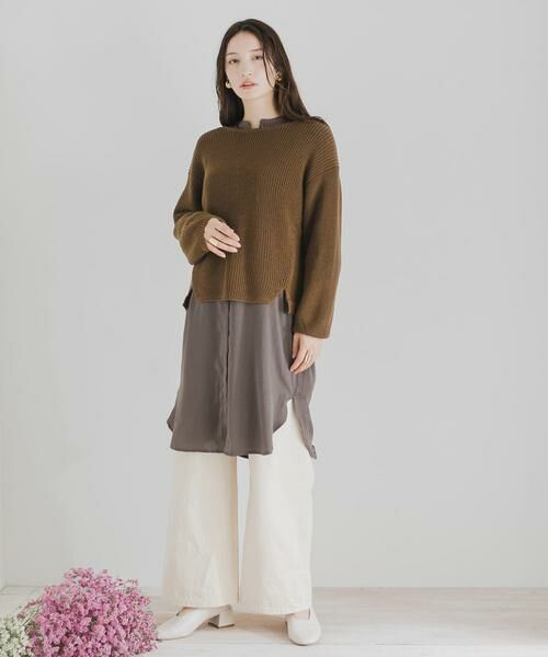 SENSE OF PLACE by URBAN RESEARCH / センスオブプレイス バイ アーバンリサーチ ニット・セーター | バックオープンルーズセーター | 詳細12
