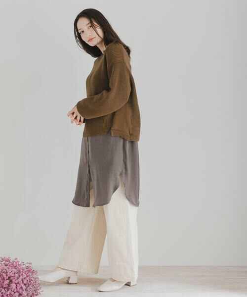 SENSE OF PLACE by URBAN RESEARCH / センスオブプレイス バイ アーバンリサーチ ニット・セーター | バックオープンルーズセーター | 詳細13