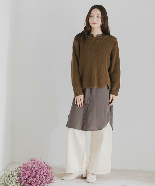 SENSE OF PLACE by URBAN RESEARCH / センスオブプレイス バイ アーバンリサーチ ニット・セーター | バックオープンルーズセーター | 詳細16