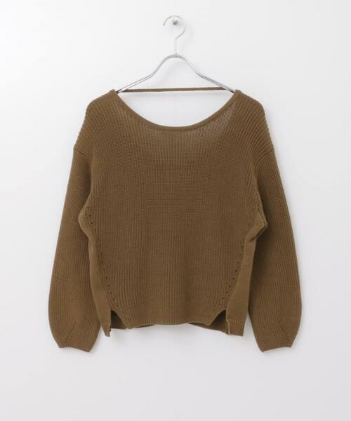 SENSE OF PLACE by URBAN RESEARCH / センスオブプレイス バイ アーバンリサーチ ニット・セーター | バックオープンルーズセーター | 詳細17