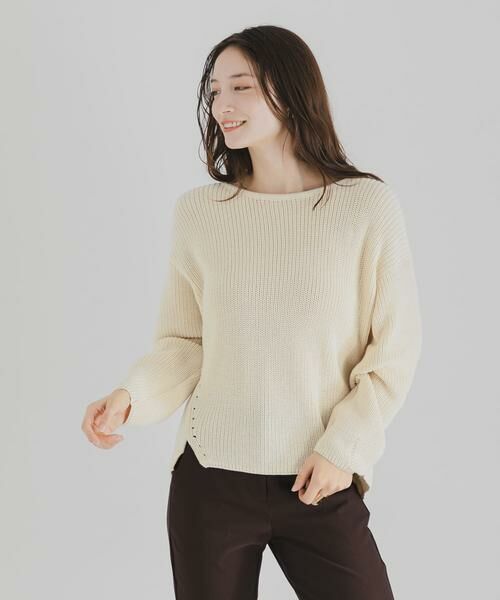 SENSE OF PLACE by URBAN RESEARCH / センスオブプレイス バイ アーバンリサーチ ニット・セーター | バックオープンルーズセーター | 詳細22