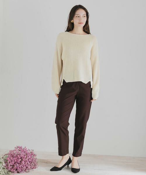 SENSE OF PLACE by URBAN RESEARCH / センスオブプレイス バイ アーバンリサーチ ニット・セーター | バックオープンルーズセーター | 詳細24