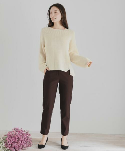 SENSE OF PLACE by URBAN RESEARCH / センスオブプレイス バイ アーバンリサーチ ニット・セーター | バックオープンルーズセーター | 詳細25