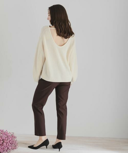 SENSE OF PLACE by URBAN RESEARCH / センスオブプレイス バイ アーバンリサーチ ニット・セーター | バックオープンルーズセーター | 詳細27