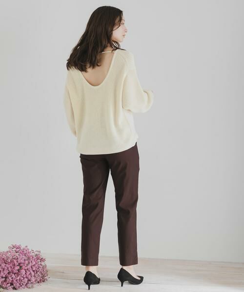 SENSE OF PLACE by URBAN RESEARCH / センスオブプレイス バイ アーバンリサーチ ニット・セーター | バックオープンルーズセーター | 詳細28