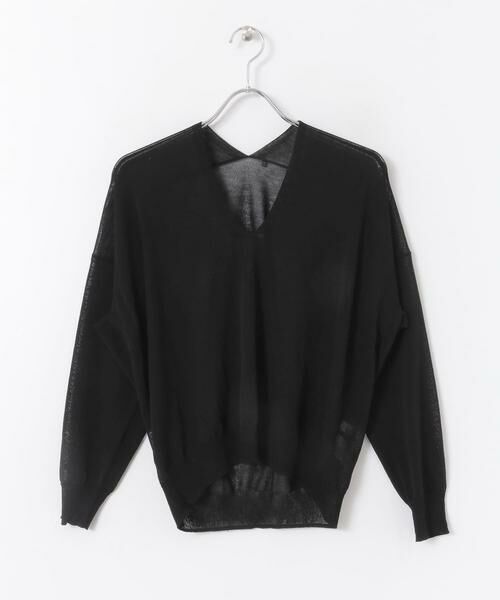 SENSE OF PLACE by URBAN RESEARCH / センスオブプレイス バイ アーバンリサーチ ニット・セーター | Vネックルーズシアーセーター | 詳細10