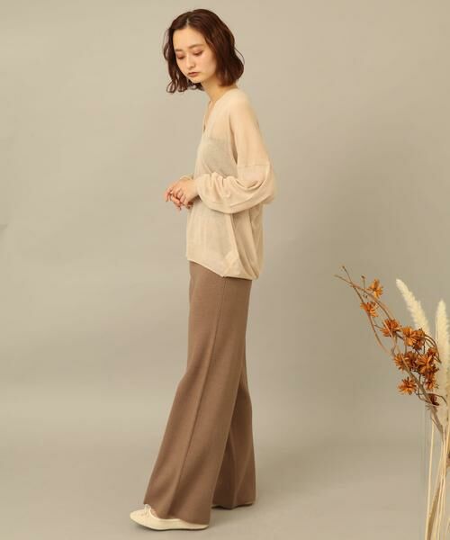 SENSE OF PLACE by URBAN RESEARCH / センスオブプレイス バイ アーバンリサーチ ニット・セーター | Vネックルーズシアーセーター | 詳細15