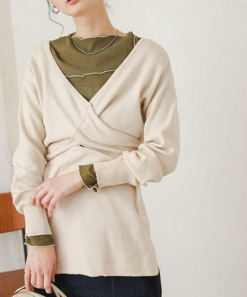 SENSE OF PLACE by URBAN RESEARCH / センスオブプレイス バイ アーバンリサーチ ニット・セーター | ツイストチュニックセーター | 詳細11