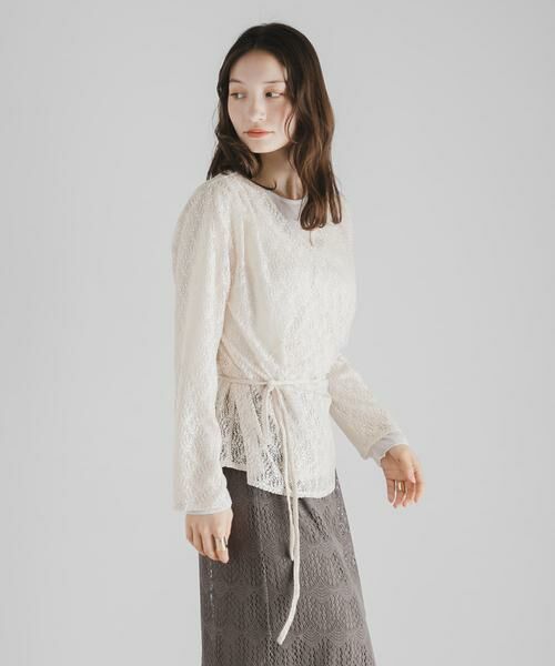 SENSE OF PLACE by URBAN RESEARCH / センスオブプレイス バイ アーバンリサーチ シャツ・ブラウス | カシュクールレースブラウス | 詳細14